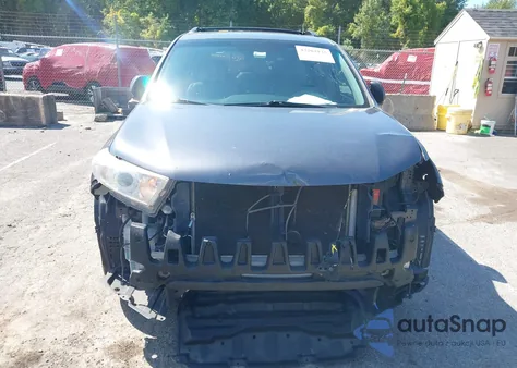 2013 Toyota Highlander Se V6 из США, поврежденный, VIN 5TDBK3EHXDS277504